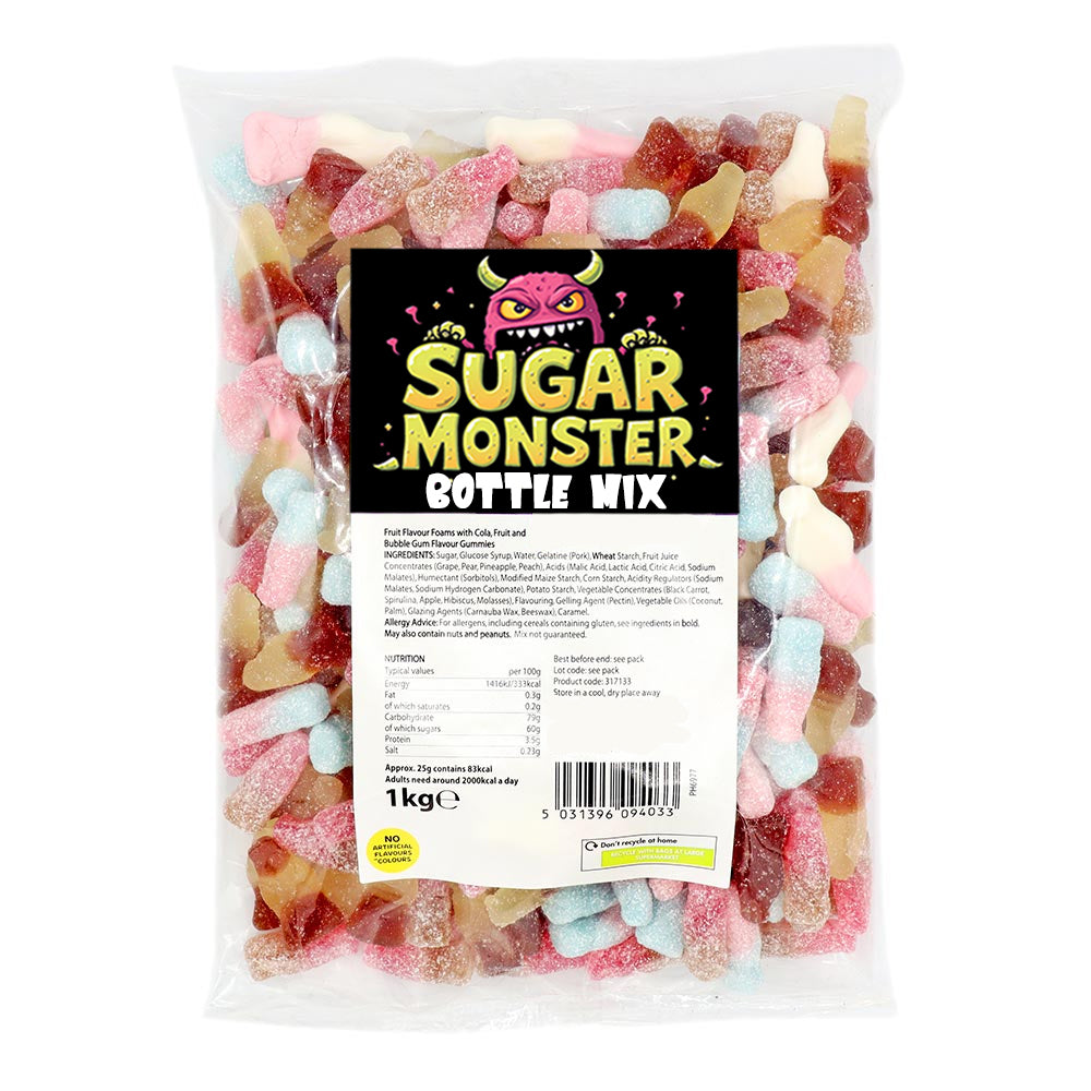 SUGAR MONSTER BOTTLE MIX 1KG