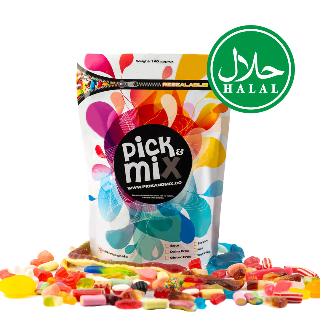 HALAL Bags 1KG Pickandmix.co
